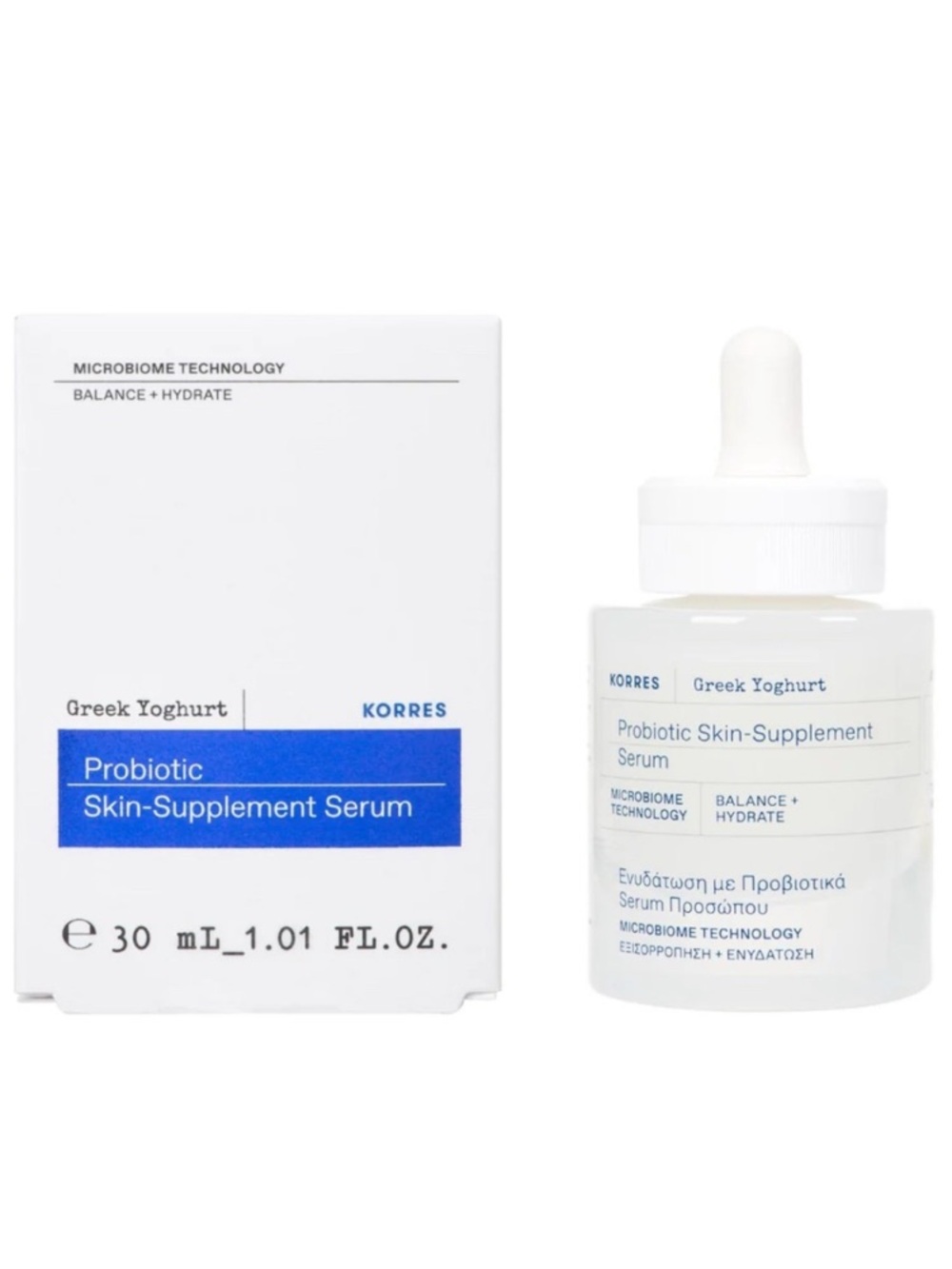 Korres Greek Yoghurt Probiotic Skin-Supplement Serum 30mL NEW! FULL SIZE!